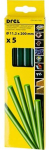 Liimipulk Drel, 20 cm x 11.2 cm, roheline v., 5 tk