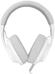 Juhtmega m&auml;nguri peakomplekt White Shark Parrot GH-2440, valge v./hall v.
