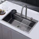 K&ouml;&ouml;givalamu koos kraaniga Masterjero ACS6046, roostevaba teras, 75 cm x 46 cm x 20 cm, roostevaba teras/hall