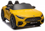 Laste elektriauto Lean Cars Mercedes AMG SL63, kollane v.