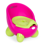 Laste WC pott EcoToys PP112, roheline/roosa, 28 cm x 29 cm x 36 cm