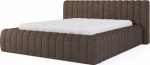 Voodi kahekohaline Carilla Tonall 22, 180 x 200 cm, pruun v., ilma madratsita, p&otilde;hjalippidega