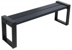 Aiapink DM Grill Loft SL026, must v., 160 cm x 35 cm x 46 cm