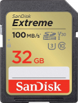 M&auml;lukaart SanDisk Extreme SDSDXVT-032G-GNCIN, 32 GB, 100 Mb/s - 60 Mb/s