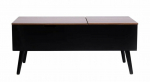 Kohvilaud Homla Anzabi, pruun v./must v., 105 cm x 50.5 cm x 43.5 cm