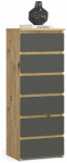 Kummut Akord Furniture Factory CL6, hall v./artisan oak, 109 cm x 35 cm x 40 cm