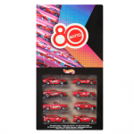Autode komplektid Mattel Hot Wheels 80Th Anniversary Dream Mobile JGK09, 1:64, punane v.