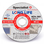 L&otilde;ikeketas Specialist+ Long Life, 125 mm x 1.2 mm x 22 mm
