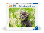 Pusle Ravensburger Cat In The Garden, 36 cm x 49 cm, 500 tk, mitmev&auml;rviline
