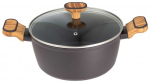 Pott Bergner BG-56037, 27 cm, 4 l, must v.