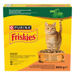 Kuiv kassitoit Friskies, kanaliha/k&ouml;&ouml;giviljad, 0.8 kg