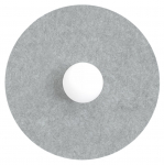 Valgusti seinale Emibig Calma K1 L, G9, 1 x 8 W, valge v./hall v., 40 x 40 cm