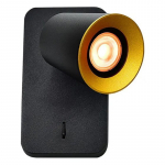 Valgusti seinale GTV Elli, GU10, 1 x 20 W, must v.