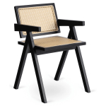 S&ouml;&ouml;gitoa tool Madera, matt, must v./beež v., 55 cm x 52 cm x 75 cm