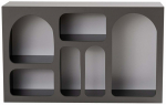 Konsoollaud Kalune Design Liva, antratsiit v., 35 cm x 120 cm x 74 cm