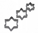 K&uuml;psisevormid, komplekt Brunbeste Stars, h&otilde;be v., 7 cm x 7 cm