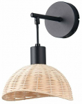 Valgusti seinale Reality Calvi, E14, 1 x 10 W, pruun v.
