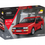 Konstruktor, auto Cobi Audi Quattro 1980 24664, 79 tk, punane v.