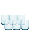 Klaaside komplekt Hermia F10000059, klaas, 0.28 l, 6 tk, t&uuml;rkiissinine v.