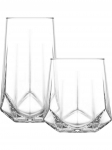 Klaaside komplekt Hermia LV-VLR374-354F, klaas, 0.46 l, 12 tk, l&auml;bipaistev v.