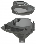 Tarvik, varuosade komplekt Baby Brezza Formula Pro Advanced Funnel & Cover, 2 tk
