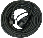 Pikendusjuhe Yato YT-81025, 3 x 1,5 mm&sup2;, 10 m, IP44, 1 pesa, must v.