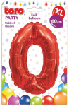 Fooliumist &otilde;hupall number XL 0, punane v.