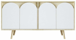 Konsoollaud Kalune Design Venezia 150 469ORN1517, valge v./sapphire oak v., 45 cm x 150 cm x 80 cm