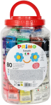 Plastiliin Primo Jumbo, 0.060 kg, mitmev&auml;rviline, 80 tk