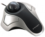 Juhtmega arvutihiir Kensington Trackball Orbit, h&otilde;be v./must v.