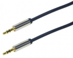 Juhe Logilink 3.5 to 3.5 3.5 mm male, 3.5 mm male, 1.5 m, sinine v.