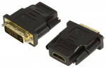 Adapter Logilink HDMI to DVI-D DVI-D male, HDMI female
