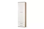 Riidekapp Lima REG1, pruun v./valge v., 60 cm x 40 cm x 200 cm