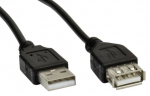 Juhe Akyga USB A (m) USB A (f) AK-USB-19 USB 2.0 A male, USB 2.0 A female, 3 m