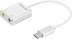Juhe Sandberg USB-C Adapter 136-26 3.5mm female x 2, USB-C