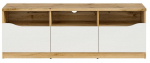 TV-laud Nuis RTV3S, tamm v./valge v., 135 cm x 39.5 cm x 47.5 cm