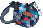 Automaatne jalutusrihm Amiplay Adventure Infini, sinine v./mitmev&auml;rviline, L