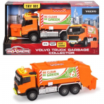M&auml;nguasja pr&uuml;giauto Simba Volvo Truck Garbage Collector 213743000, 1:43, oranž v.