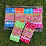 Vannir&auml;tikute komplekt Foutastic Kareli Hand Towel Set 192DCH1660, mitmev&auml;rviline, 65 cm x 45 cm, 6 tk