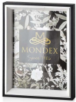 Fotoraam Mondex Adi HTOK4544, 20 cm x 15 cm, valge v./must v.
