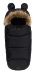 Talvine magamiskott beebile Momi Footmuff Footmuff, must v., 95 cm x 45 cm