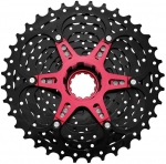 Kassetid ja varuosad SunRace CSMX0 FRWE113, alumiinium/teras, must/punane