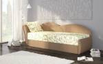 Diivan Aga Rose 14, Alova 66, roosa v., vasak, 218 x 80 cm x 77 cm