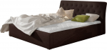 Voodi kahekohaline Milano Sawana 26, 160 x 200 cm, tumepruun v., ilma madratsita, p&otilde;hjalippidega