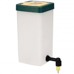 N&auml;riliste jootmiskauss Bottle With Lid, 8 cm x 9 cm x 18 cm, 1 l, valge v./roheline v.