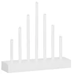 Advendik&uuml;&uuml;nal "K&uuml;&uuml;nal" Springos LED-valgustusega, 20.5 cm, valge v.