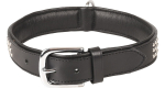 Kaelarihm koertele Flamingo Sedona, must, 390 - 450 mm x 37 mm, M/L