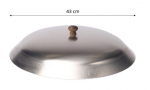 Grilli kaas GrillSymbol Cataplana L450, 43 cm x 43 cm