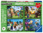 Pusle 4in1 Ravensburger Minecraft 5716, 28 cm x 37.4 cm, 400 tk, mitmev&auml;rviline