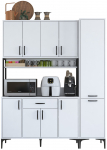 Multifunktsionaalne kapp Kalune Design JE134 - 3055, valge, 160 cm x 40 cm x 198.6 cm